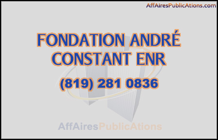 FONDATION ANDRÉ CONSTANT ENR