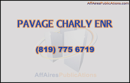 PAVAGE CHARLY ENR