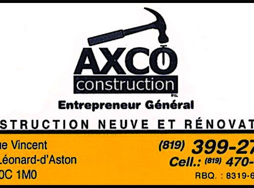 AXCO CONSTRUCTION INC