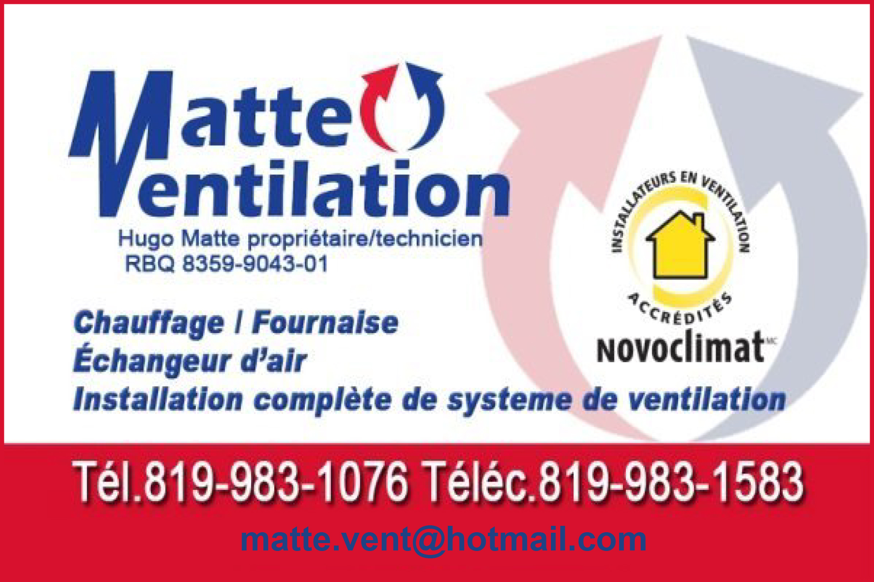 MATTE VENTILATION