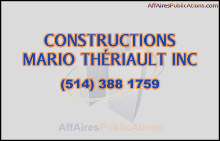 CONSTRUCTIONS MARIO THÉRIAULT