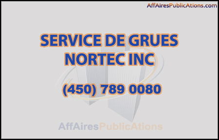 SERVICE DE GRUES NORTEC INC