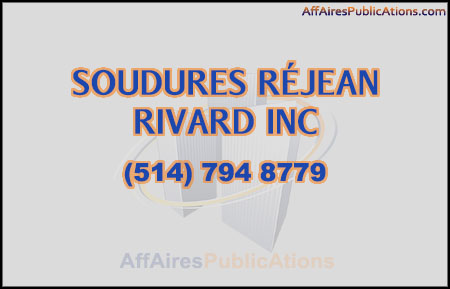 SOUDURES RÉJEAN RIVARD INC