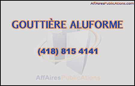 GOUTTIÈRE ALUFORME ENR