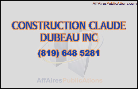 CONSTRUCTION CLAUDE DUBEAU
