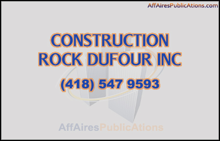 CONSTRUCTION ROCK DUFOUR INC