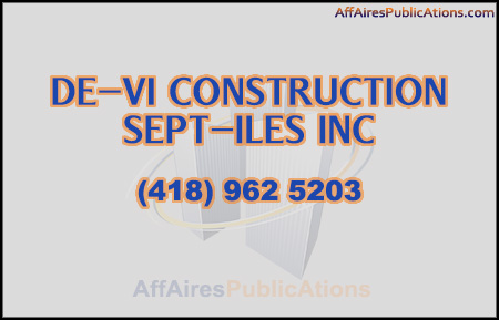 DE-VI CONSTRUCTION SEPT-ILES