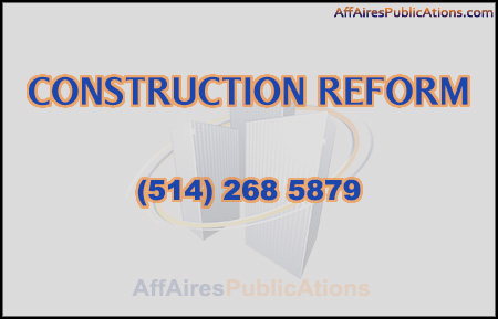 CONSTRUCTION REFORM