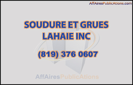 SOUDURE ET GRUES LAHAIE INC