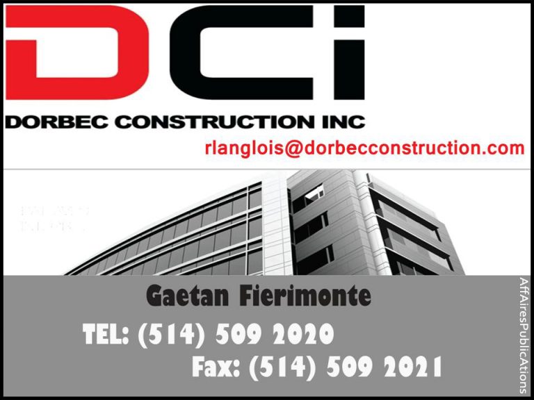 DORBEC CONSTRUCTION INC