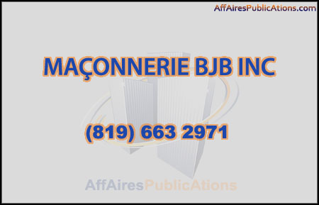 MAÇONNERIE BJB INC