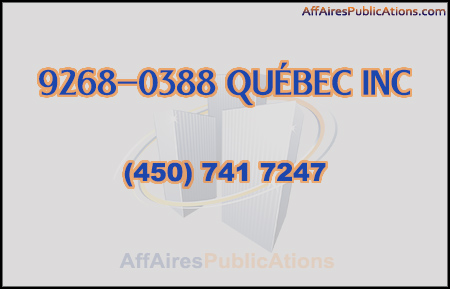 9268-0388 QUÉBEC INC