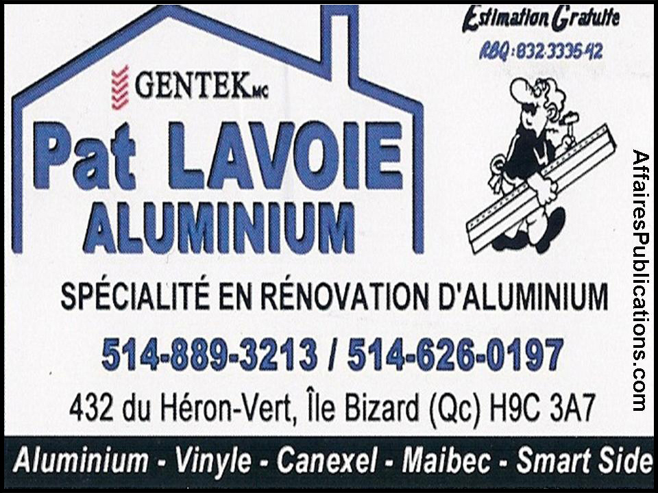 PATRICK LAVOIE ALUMINIUM