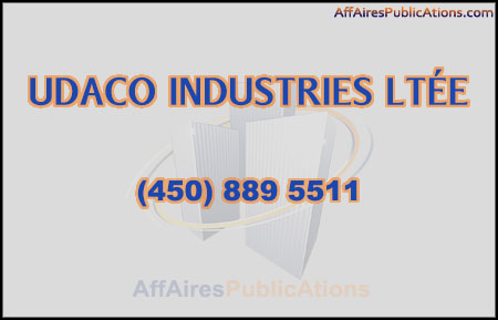 UDACO INDUSTRIES LTÉE