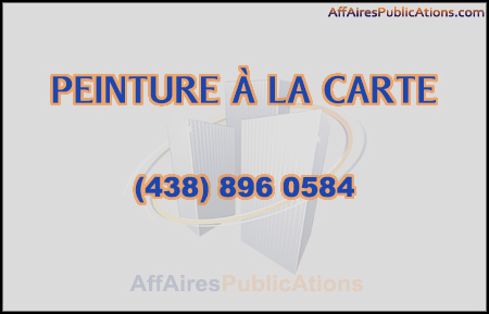 PEINTURE À LA CARTE