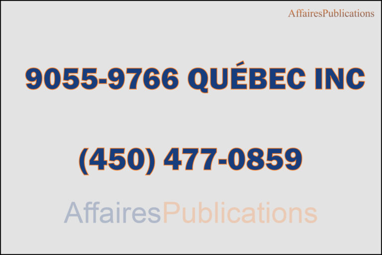 9055-9766 QUÉBEC INC
