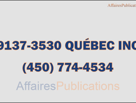 9137-3530 QUÉBEC INC