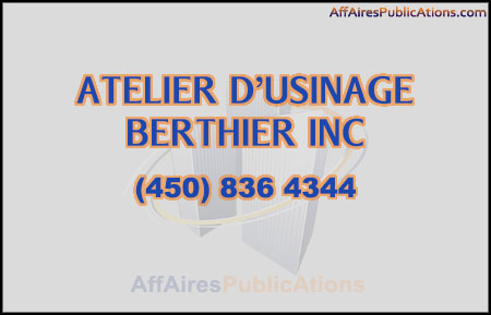 ATELIER D’USINAGE BERTHIER INC