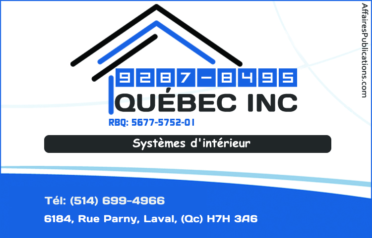 9287-8495 QUÉBEC INC