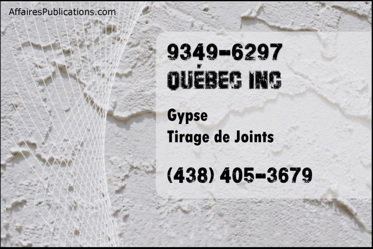 9349-6297 QUÉBEC INC