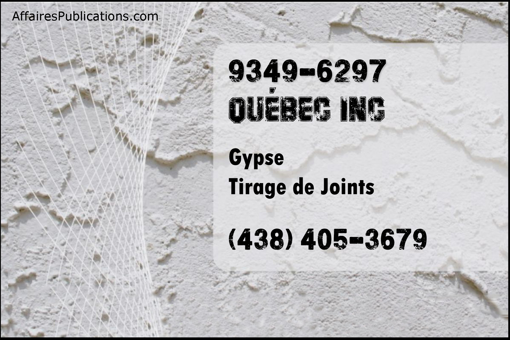 9349-6297 QUÉBEC INC
