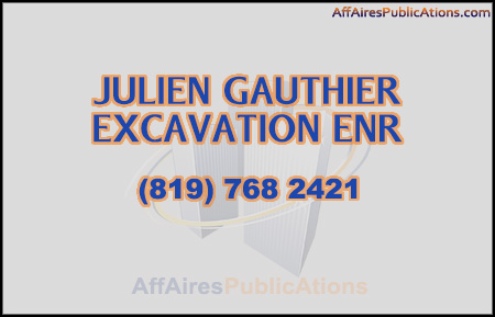 JULIEN GAUTHIER EXCAVATION ENR