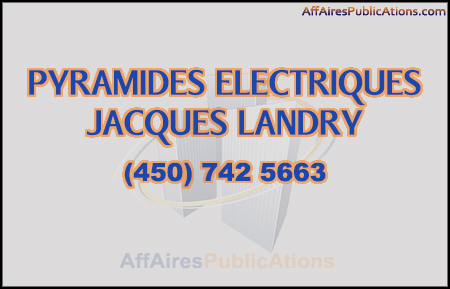 PYRAMIDES ELECTRIQUES JACQUES LANDRY