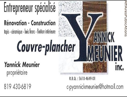 COUVRE-PLANCHER YANNICK MEUNIER