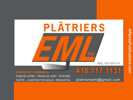 PLÂTRIERS EML
