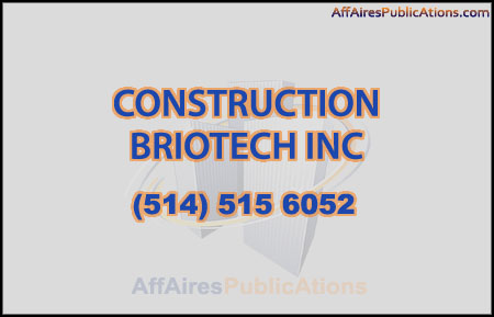 CONSTRUCTION BRIOTECH
