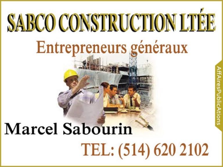 SABCO CONSTRUCTION LTÉE