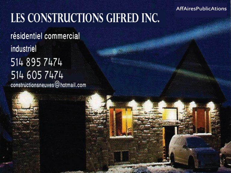 CONSTRUCTIONS GIFRED INC