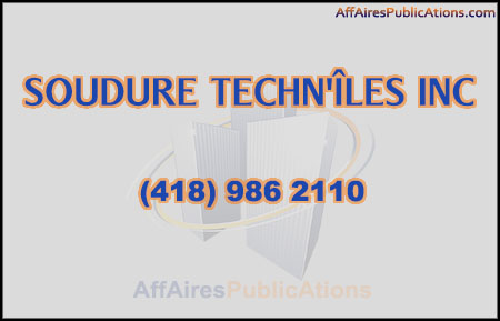 SOUDURE TECHN&rsquo;ÎLES INC