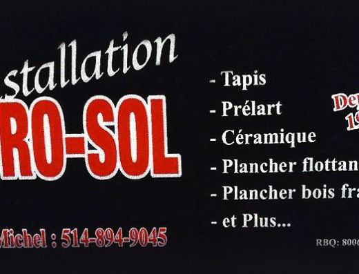 INSTALLATION PRO SOL