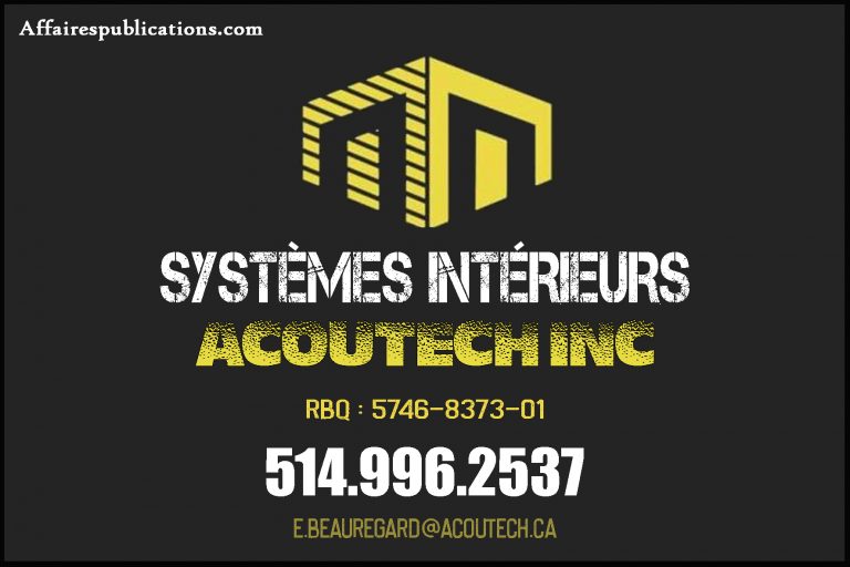 SYSTÈMES INTÉRIEURS ACOUTECH
