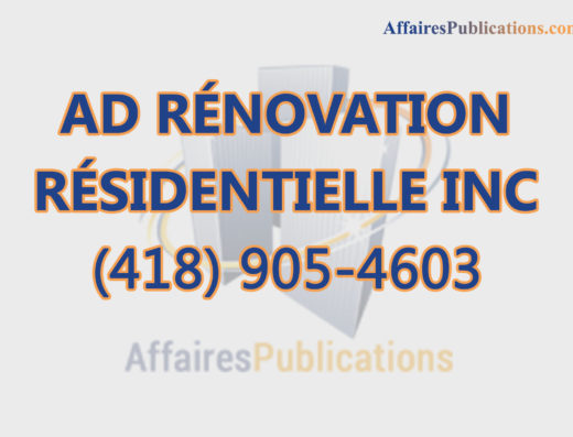 AD RÉNOVATION RÉSIDENTIELLE INC
