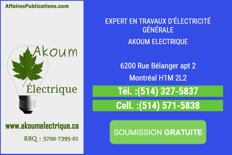 AKOUM ÉLECTRIQUE INC