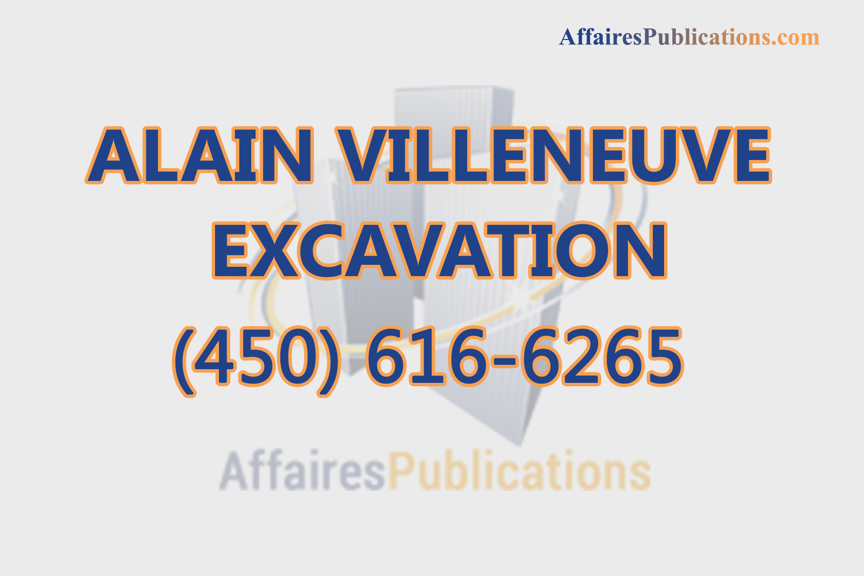 ALAIN VILLENEUVE EXCAVATION
