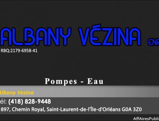 ALBANY VÉZINA ENR