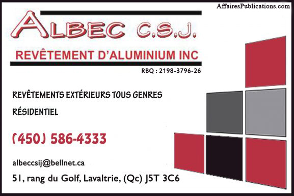 ALBEC C.S.J. REVÊTEMENTS D&rsquo;ALUMINIUM INC