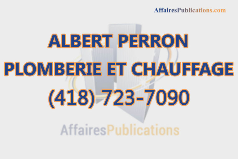 ALBERT PERRON PLOMBERIE ET CHAUFFAGE