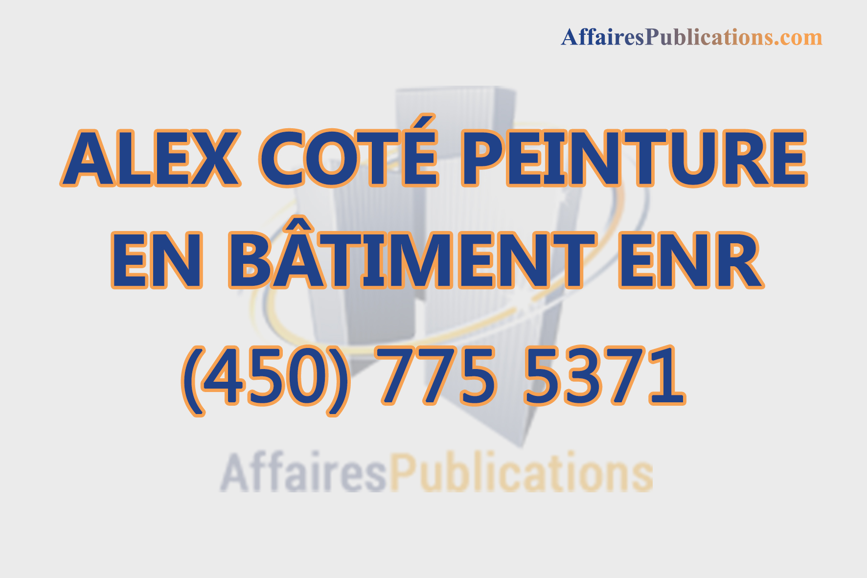 ALEX COTÉ PEINTURE EN BÂTIMENT ENR