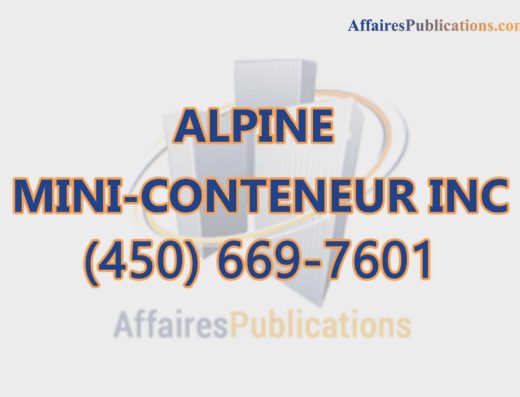 ALPINE MINI-CONTENEUR INC