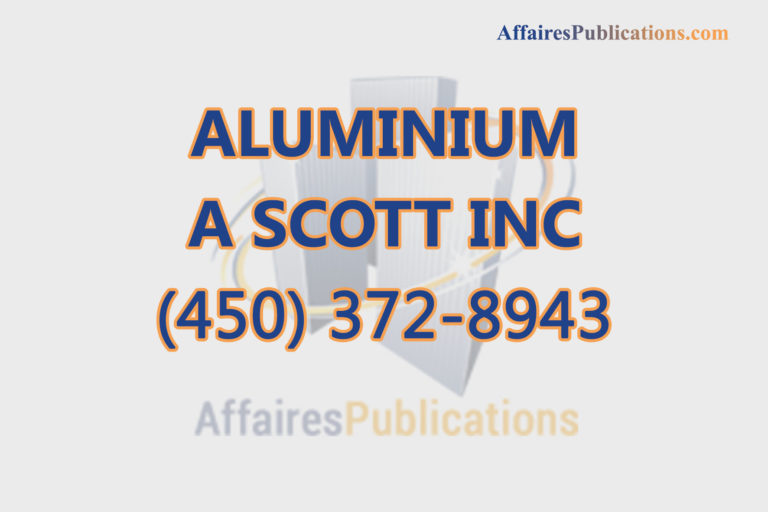 ALUMINIUM A SCOTT INC