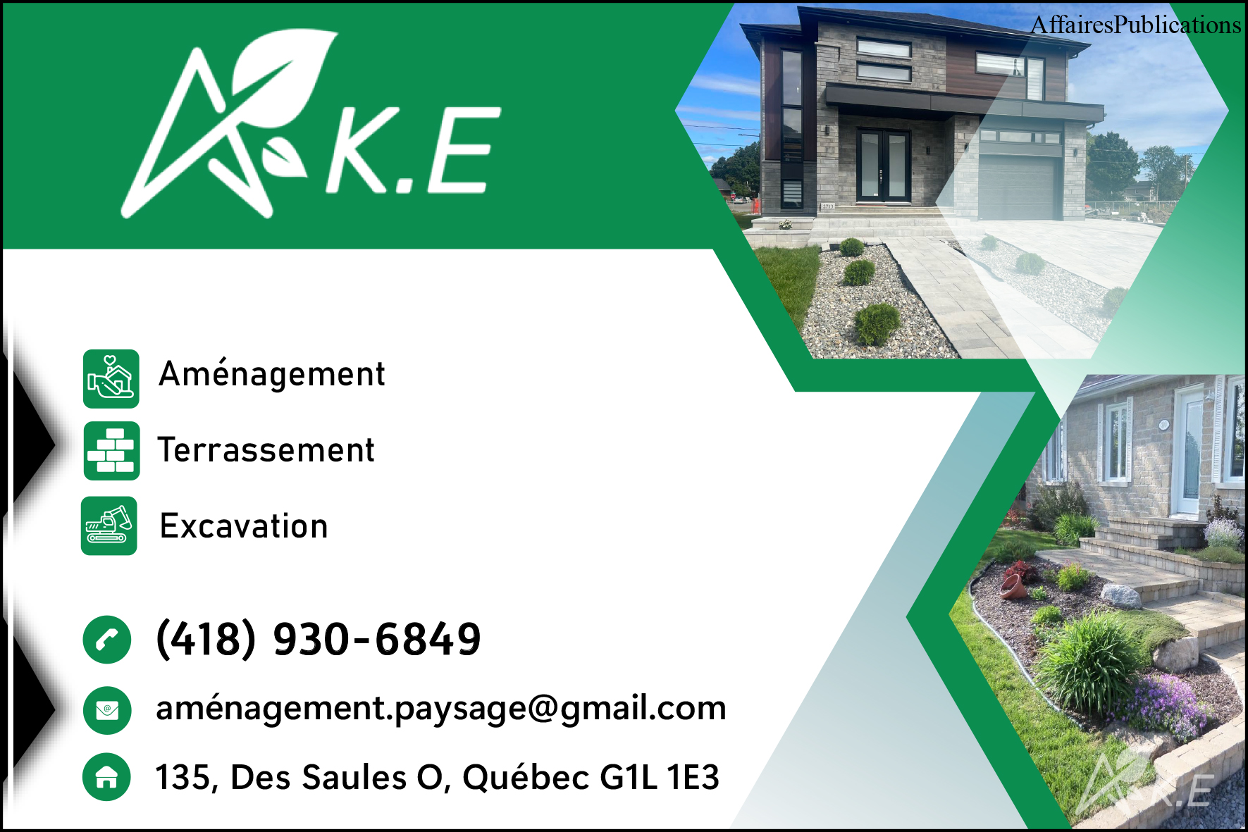 AMÉNAGEMENT DU PAYSAGE KE