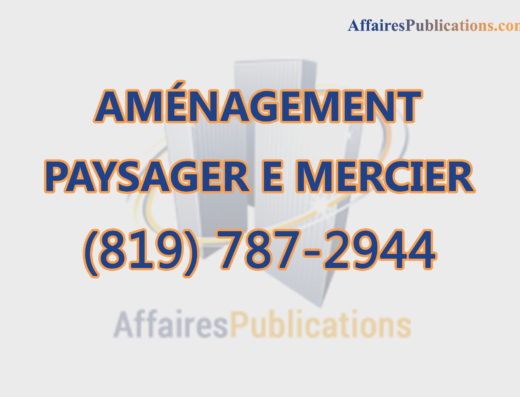 AMÉNAGEMENT PAYSAGER E MERCIER
