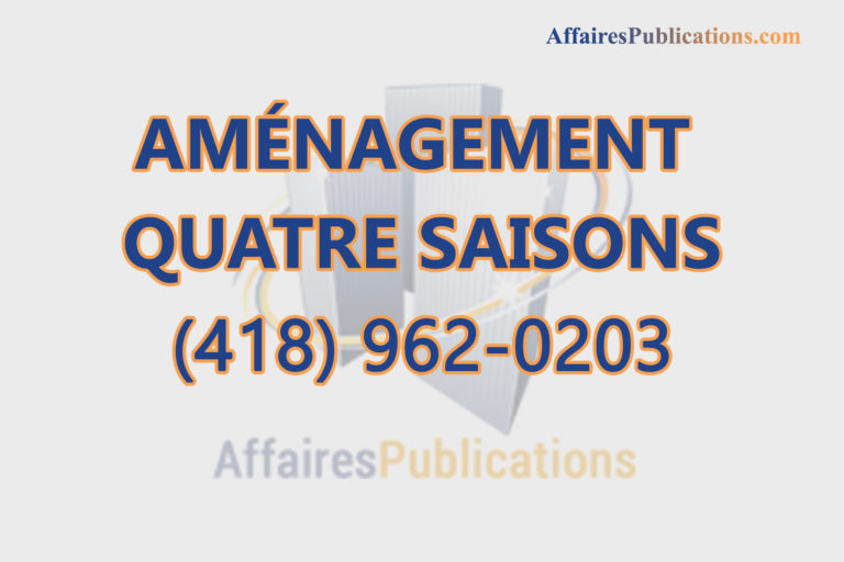 AMÉNAGEMENT QUATRE SAISONS