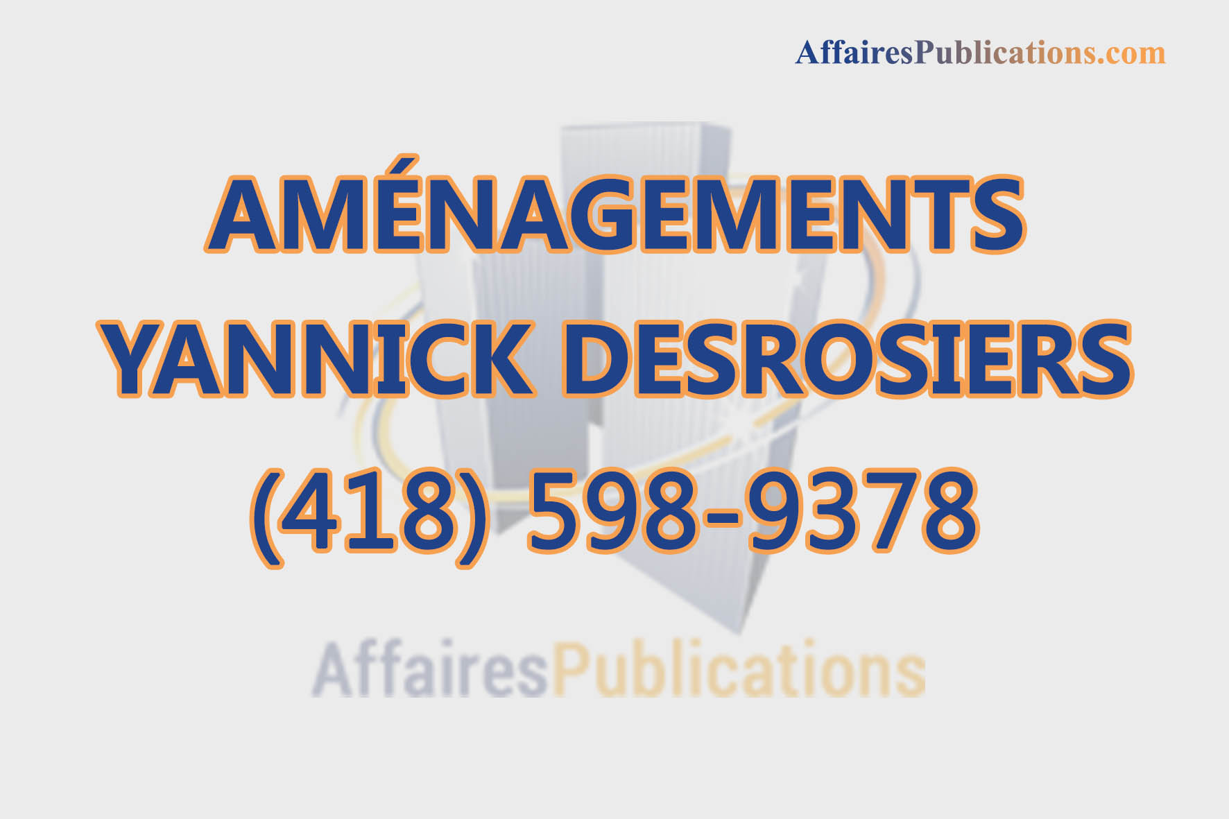AMÉNAGEMENTS YANNICK DESROSIERS
