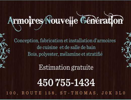 ARMOIRES NOUVELLE GÉNÉRATION 2009 INC