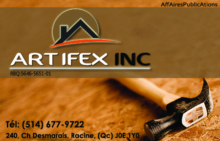ARTIFEX 9260-0899 QUÉBEC INC